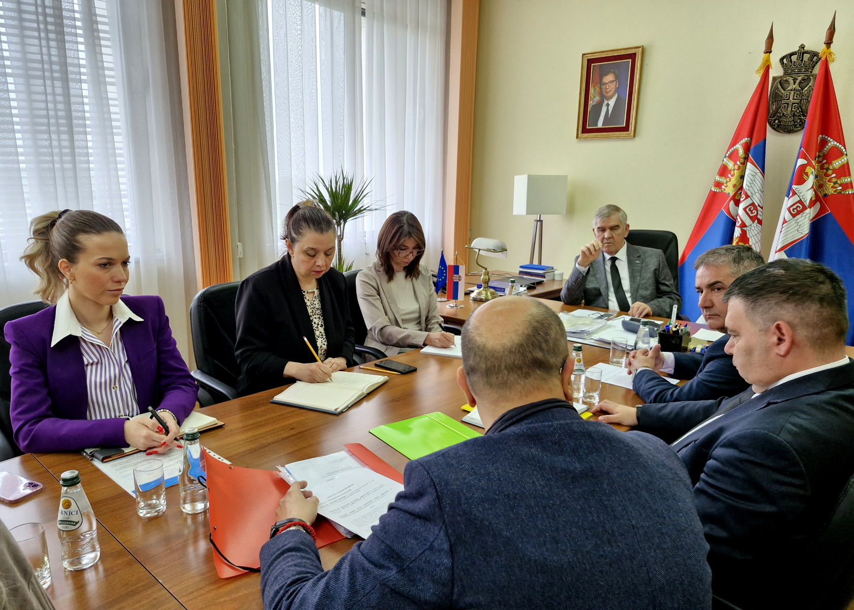 Meeting of Minister Berisha