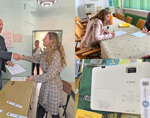 Dotarea școlilor cu echipament IT la Iancaid și Sărcia